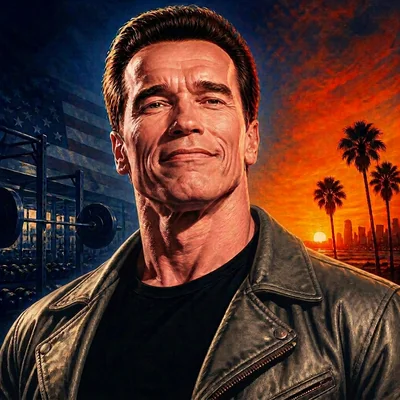 Caricature portrait of the Action Hero