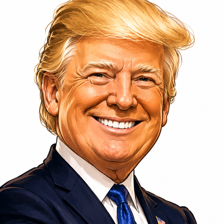 Caricature of Mr. President